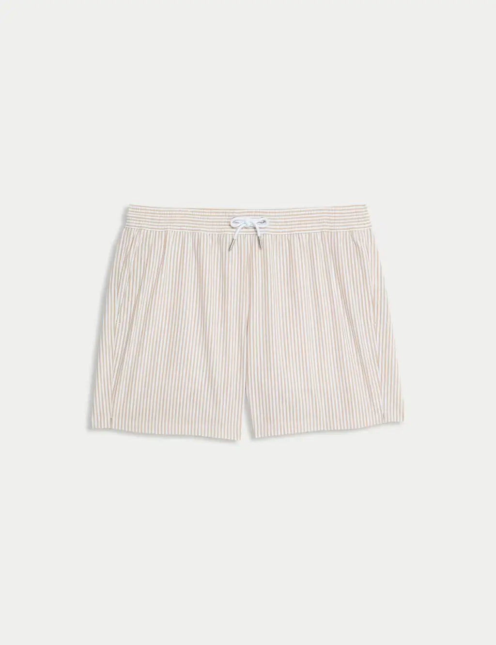 M&S Cotton Rich Seersucker Striped Swim Shorts  Adomoo