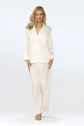 DKaren long pants and long-sleeved top womens pajamas Adomoo