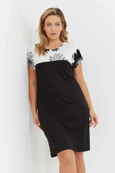 De Lafense beautiful flowers light background nightgown Adomoo