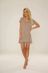 De Lafense high quality viscose  nightgown  Adomoo