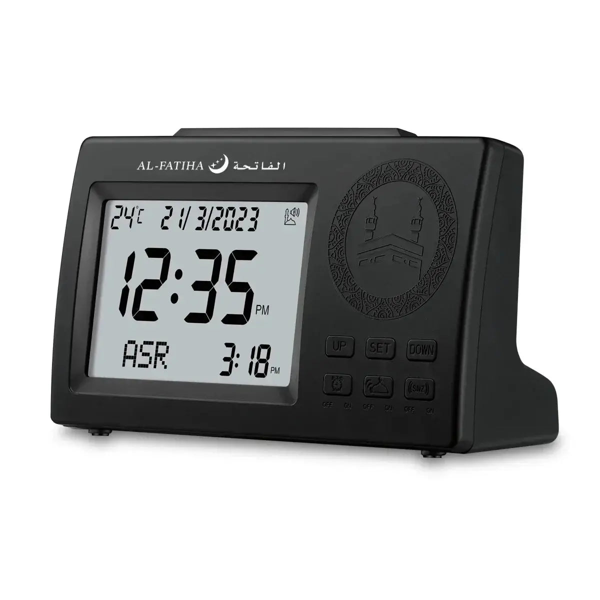 Digital LED Azan Clock Muslim Islamic Islam stylish Azan Adhan Prayer Reminder Alarm Mosque Wall Clock Prayer Time Hijri Adomoo