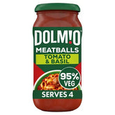 Dolmio Tomato & Basil Sauce for Meatballs 450g (Case of 6) Adomoo