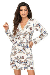 Donna long-sleeved womens nightgown Adomoo