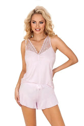 Donna youthful, yet elegant shorts and tops womens pajamas Adomoo