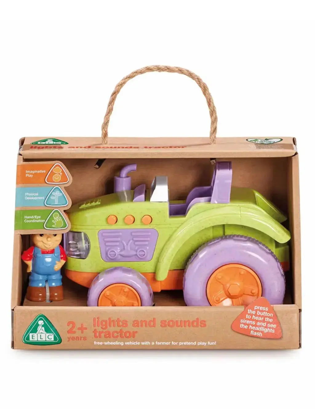 ELC Lights and Sounds Tractor Toy (2+ Yrs)  Adomoo