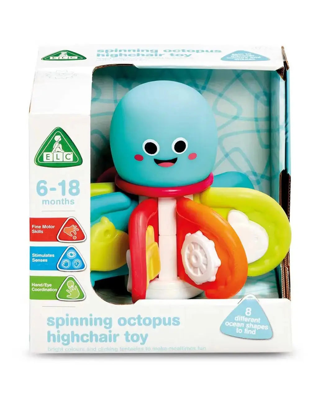 ELC Spinning Octopus Highchair Toy (6-18 Mths)  Adomoo