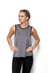 Eldar Collection Black Tulle Mesh Blouse  Adomoo