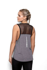 Eldar Collection Black Tulle Mesh Blouse  Adomoo