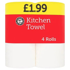 Euro Shopper 4 Kitchen Towel Rolls (Case of 6)  Adomoo