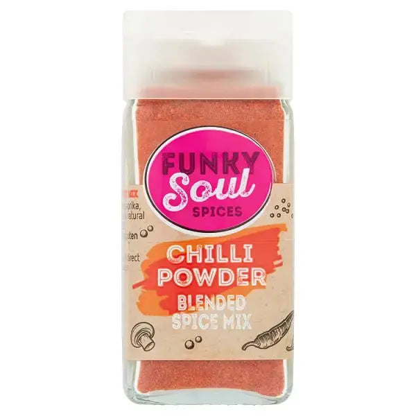 FUNKY Soul SPICES Chilli Powder Blended Spice Mix 39g (Case of 6)  Adomoo