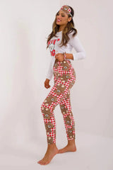 Factory Price blouse, pants, blindfold and hair elastic womens pajamas Adomoo