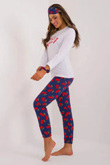 Factory Price blouse, pants, blindfold and hair elastic womens pajamas Adomoo