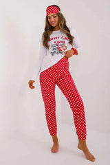 Factory Price blouse, pants, blindfold and hair elastic womens pajamas Adomoo