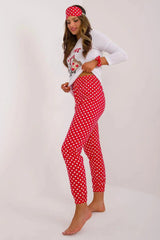 Factory Price blouse, pants, blindfold and hair elastic womens pajamas Adomoo