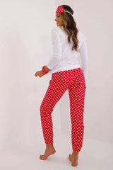 Factory Price blouse, pants, blindfold and hair elastic womens pajamas Adomoo