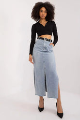Factory Price reliable classic denim skirt Adomoo
