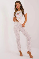 Factory Price t-shirt and pants womens pajamas Adomoo
