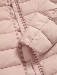 Feather & Down Quilted Packaway Puffer Jacket  Adomoo