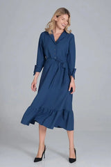 Figl elastic band maxi dress  Adomoo
