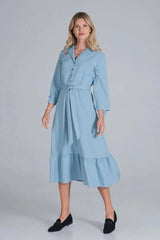 Figl elastic band maxi dress  Adomoo