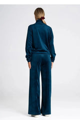 Figl velour high rise womens pants  Adomoo