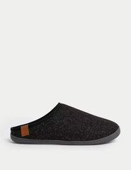 Fleece Lined Mule Slippers with Freshfeet™  Adomoo