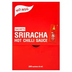 Flying Goose Brand Sriracha Hot Chilli Sauce 200 x 8ml  Adomoo