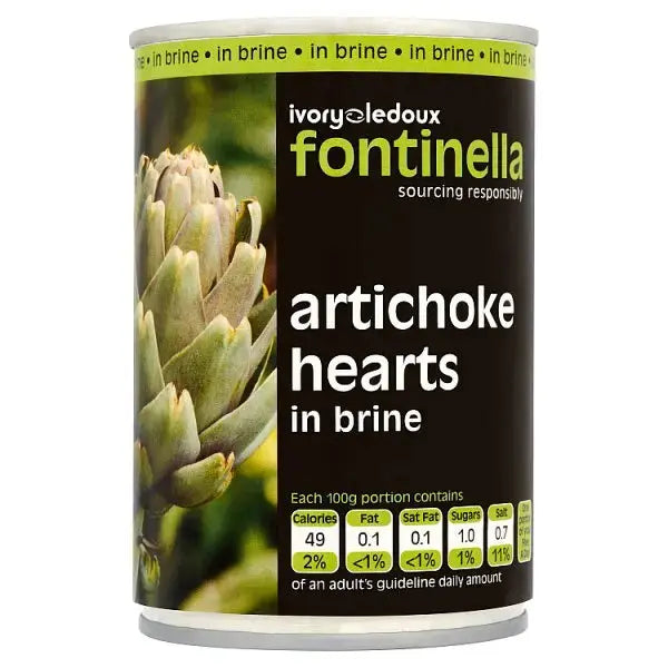 Fontinella Artichoke Hearts in Brine 390g ARTH12  Adomoo