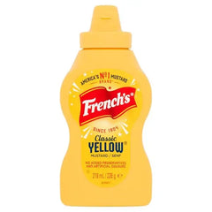 French's American Classic Yellow Squeezy Mustard 226G (Case of 8) Adomoo