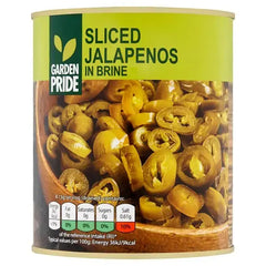 Garden Pride Sliced Jalapenos in Brine 820g  Adomoo