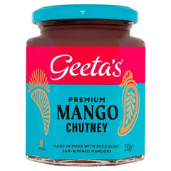 Geeta's Premium Mango Chutney 230g (Case of 6) Adomoo