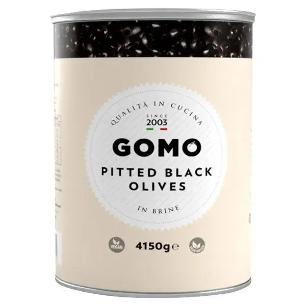 Gomo Pitted Black Olives 4150g  Adomoo