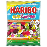 HARIBO Eggs Galore Fruit Flavour Jelly & Foam Sweets Sharing Bag 140g (Case of 12)  Adomoo