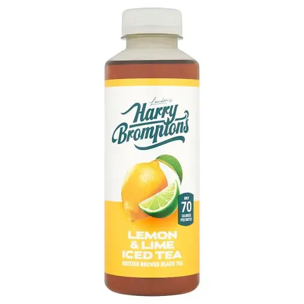 Harry Brompton's London's Lemon & Lime Iced Tea 500ml (Case of 12)  Adomoo