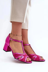 Heel sandals model 197702 Step in style Adomoo