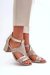Heel sandals model 198129 Step in style  Adomoo