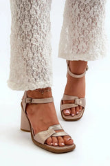 Heel sandals model 198397 Step in style Adomoo