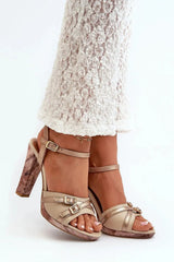 Heel sandals model 198398 Step in style Adomoo