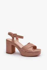 Heel sandals model 198783 Step in style Adomoo