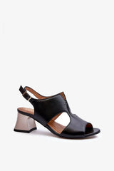 Heel sandals model 198797 Step in style Adomoo