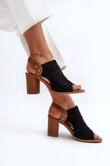 Heel sandals model 198811 Step in style Adomoo