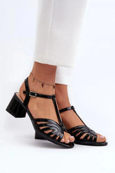 Heel sandals model 198815 Step in style Adomoo