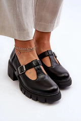 Heeled low shoes model 195399 Step in style Adomoo