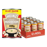 Heinz Cream of Mushroom Soup PMP 400g (Case of 12) Adomoo