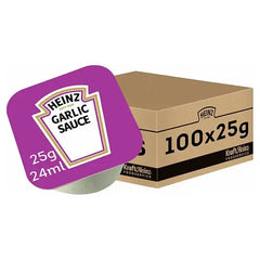 Heinz Garlic Sauce Dip Pots 100 x 26ml Adomoo
