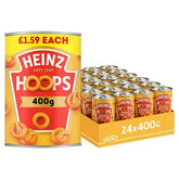 Heinz Hoops Shaped Pasta in Tomato Sauce PMP 400g (Case of 24)  Adomoo