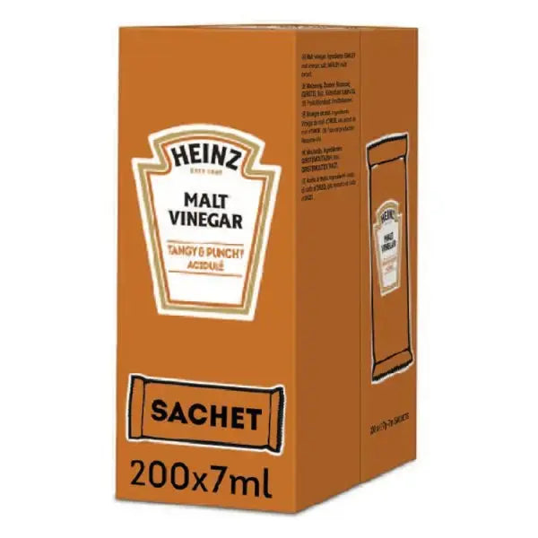 Heinz Malt Vinegar Sachets 200 x 7ml Adomoo