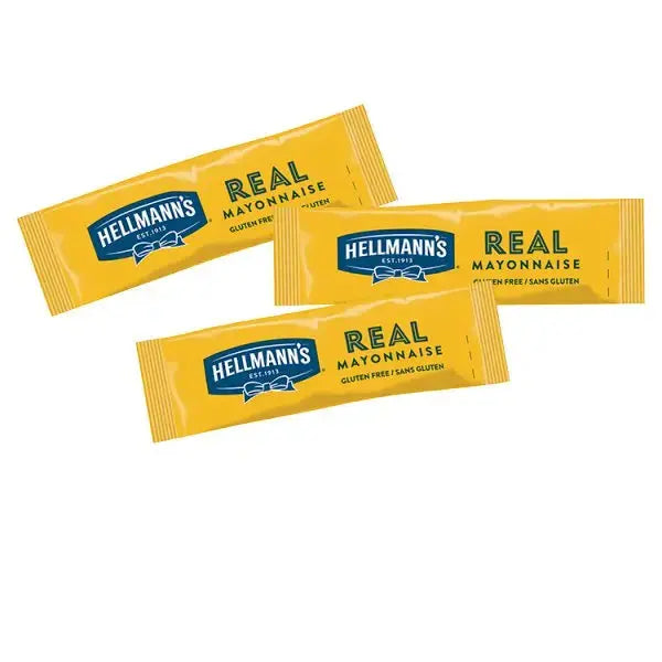 Hellmann's Real Mayonnaise 198 x 10ml Portions  Adomoo