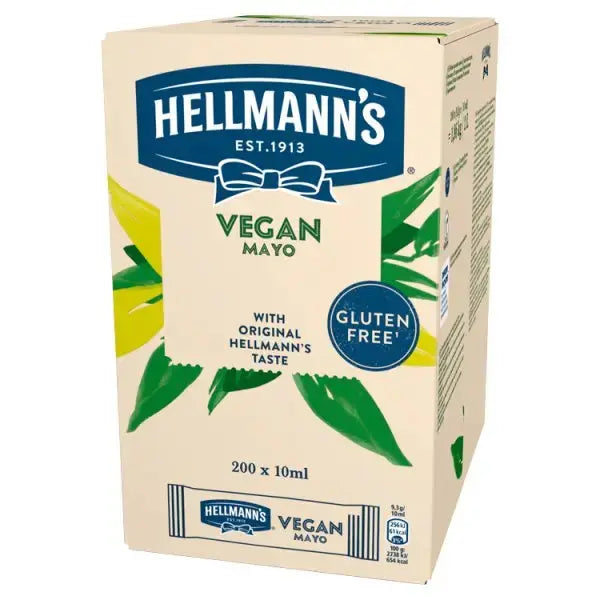 Hellmann's Vegan Mayo 200 x 10ml  Adomoo