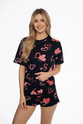 Henderson t-shirt and comfortable shorts womens pajamas Adomoo